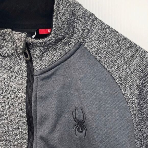 SPYDER Color-Block Full-Zip Gray jacket Small - Picture 6 of 9